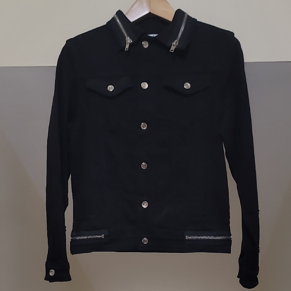 Black Men's EMBELLISH Jacket